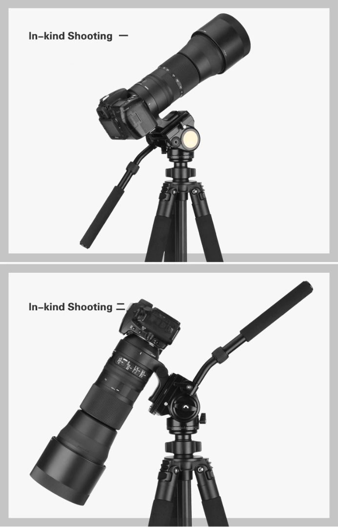Tripod Head - Đầu Dầu Quay Phim - Chụp Hình Beike Q90