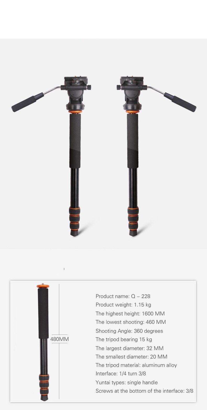 Tripod Monopod-Beike Q228