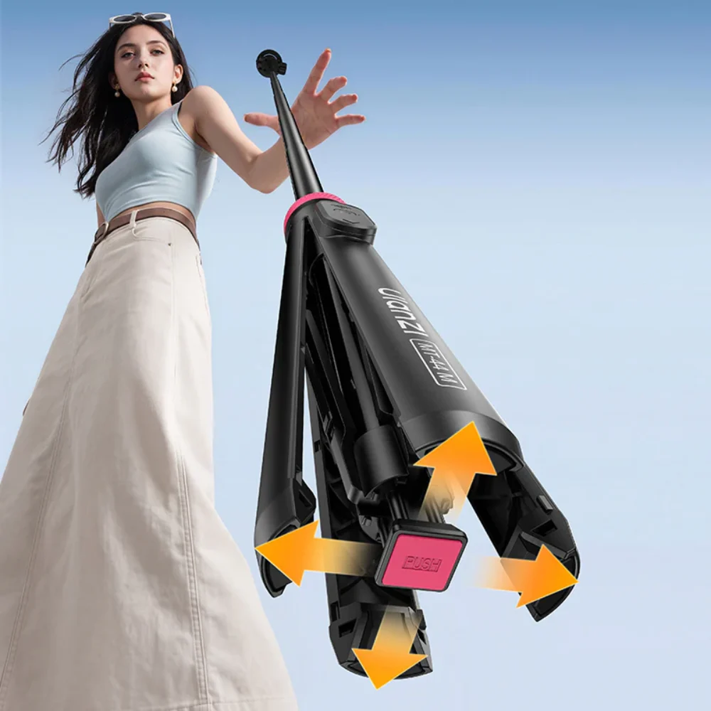 Tripod Từ Tính Cho Điện Thoại Ulanzi MT-44M, Chiều Cao 150cm, Điều Khiển Chụp Ảnh Tích Hợp, Chân Auto Open Chính Hãng