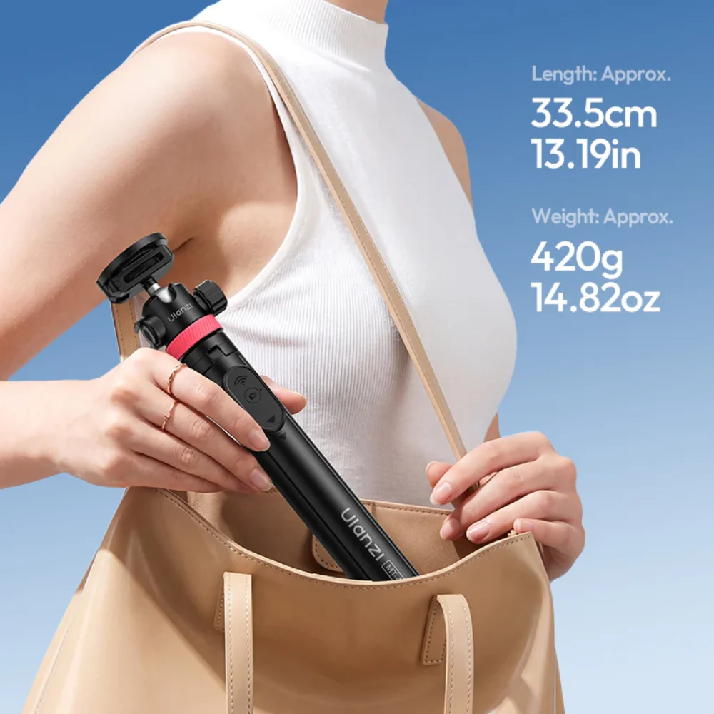 Tripod Từ Tính Cho Điện Thoại Ulanzi MT-44M, Chiều Cao 150cm, Điều Khiển Chụp Ảnh Tích Hợp, Chân Auto Open Chính Hãng