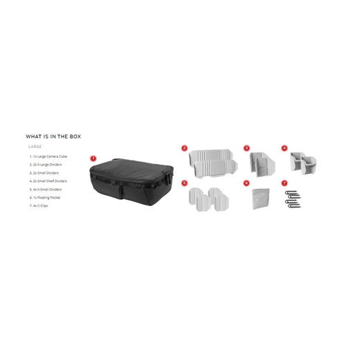 Túi Peak Design Camera Cube V2 (Black, Large)