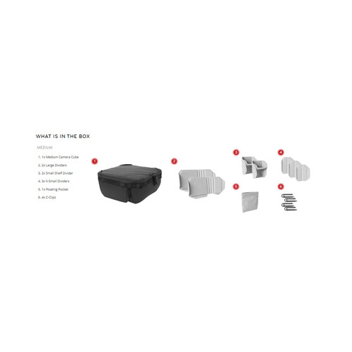 Túi Peak Design Camera Cube V2 (Black, Medium)