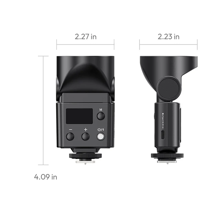 ULANZI F16R Đèn Flash Máy Ảnh Kết Hợp LED 5W GN16 2500K–6500K Chính Hãng