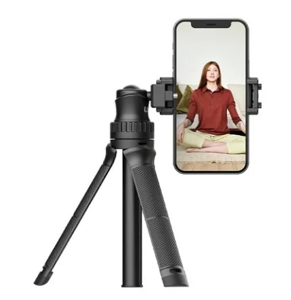 ULANZI MT-34 – Chân Tripod tích hợp ngàm kẹp điện thoại, ballhead xoay 360°, dùng cho điện thoại và máy ảnh