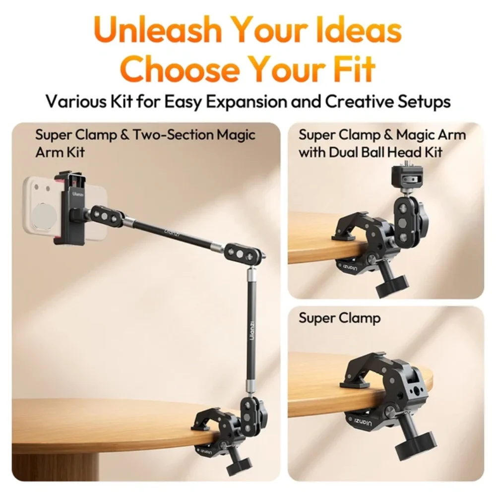 Ulanzi CO78 Super Clamp Magic Arm Kit C083 Chính Hãng
