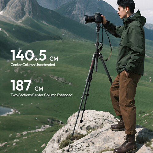Ulanzi JJ06 Chân máy du lịch Travel Tripod Carbon Fiber -Ulanzi JJ06 GlideGo Video Tripod