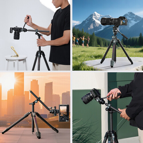 Ulanzi JJ06 Chân máy du lịch Travel Tripod Carbon Fiber -Ulanzi JJ06 GlideGo Video Tripod