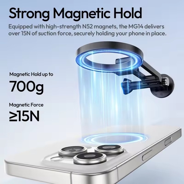 Ulanzi MG14 Vòng đeo cổ từ tính Quick Release tương thích với điện thoại, GoPro và DJI chính hãng cao cấp