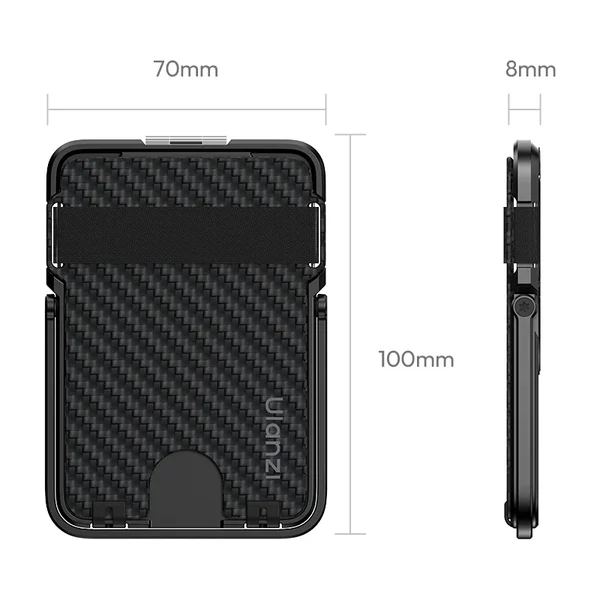 Ulanzi ML25 – Ví Đựng Thẻ MagLock Chống RFID, Hợp Kim Nhôm, Thiết Kế Slim (M095)