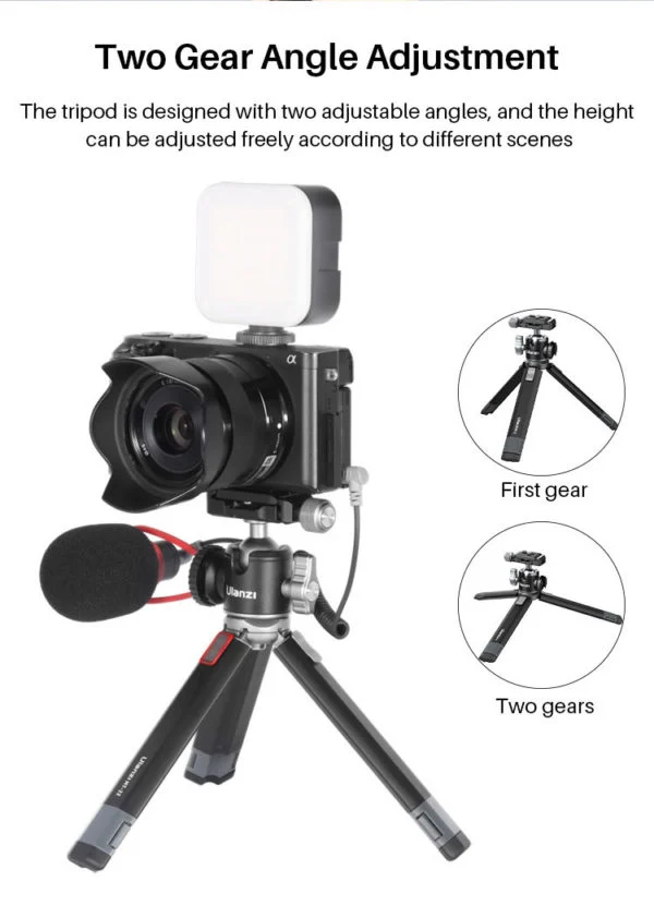 Ulanzi MT-24 - Chân Tripod xoay 360° cho máy ảnh (Tripod + Ball Head)