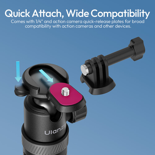 Ulanzi TT24 Cka Quick Release 2-in-1 Selfie Stick