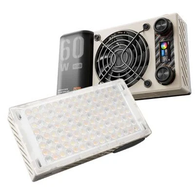 Zhiyun Fiveray M60 Ultra - Đèn Trợ Sáng Đổi Màu RGB, Công Suất 60W (2500K~10000K)