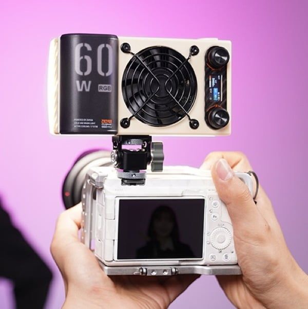 Zhiyun Fiveray M60 Ultra - Đèn Trợ Sáng Đổi Màu RGB, Công Suất 60W (2500K~10000K)