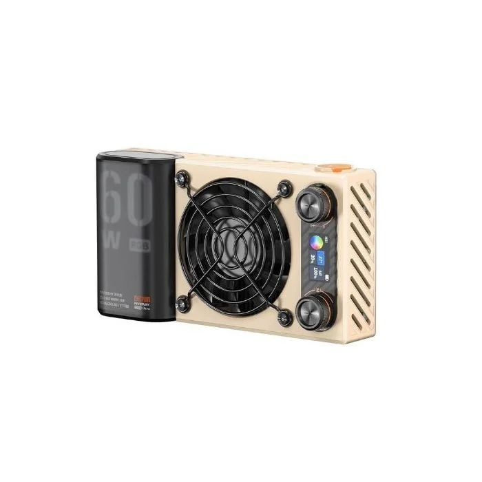 Zhiyun Fiveray M60 Ultra - Đèn Trợ Sáng Đổi Màu RGB, Công Suất 60W (2500K~10000K)