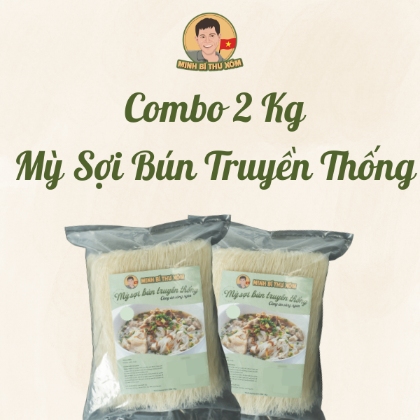 2kg Mỳ Sợi Bún Truyền Thống