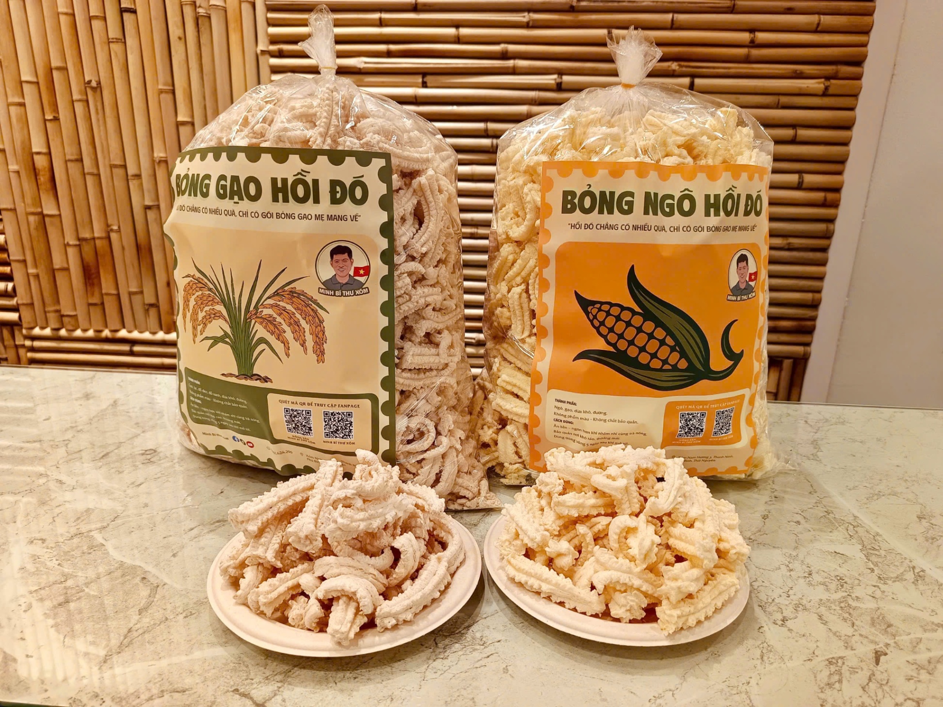 Combo 2 túi bỏng 2 vị