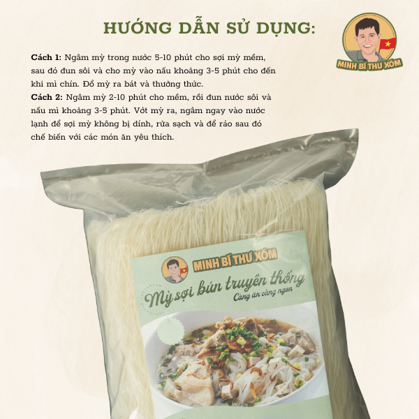 2kg Mỳ Sợi Bún Truyền Thống