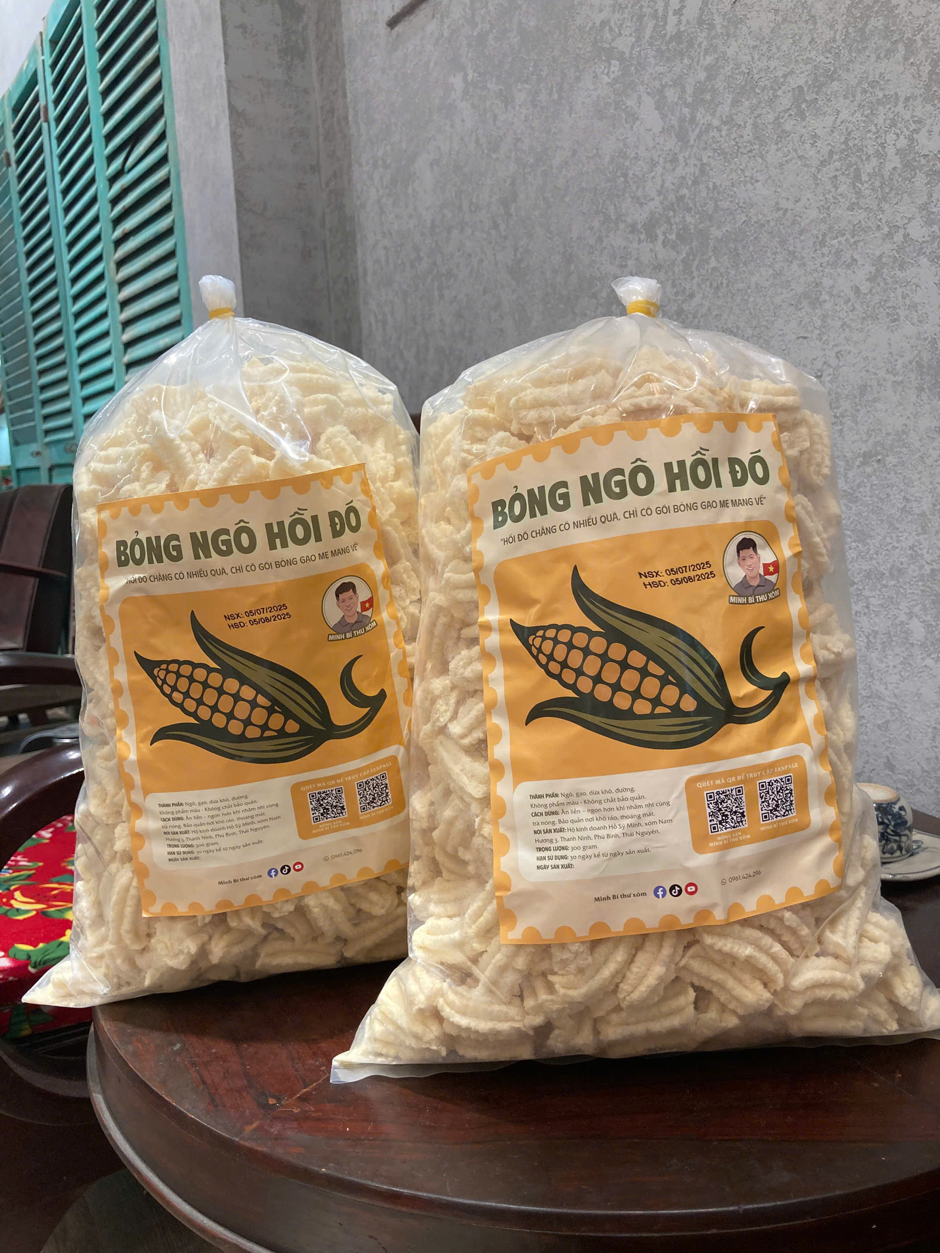 Combo 2 túi bỏng ngô