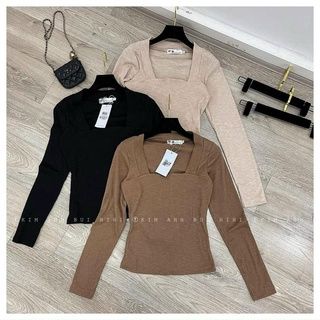ÁO LEN TĂM CỔ VUÔNG - S - Be