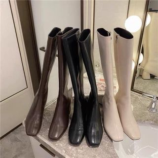 BỐT ĐÙI DA LÌ 7 PHÂN - Nâu - 36