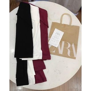 ÁO LỆCH VAI 3 MÀU - Đỏ - M