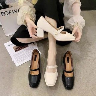 GIÀY GUỐC VIN TẸT KIỂU HÀN - Nude - 35