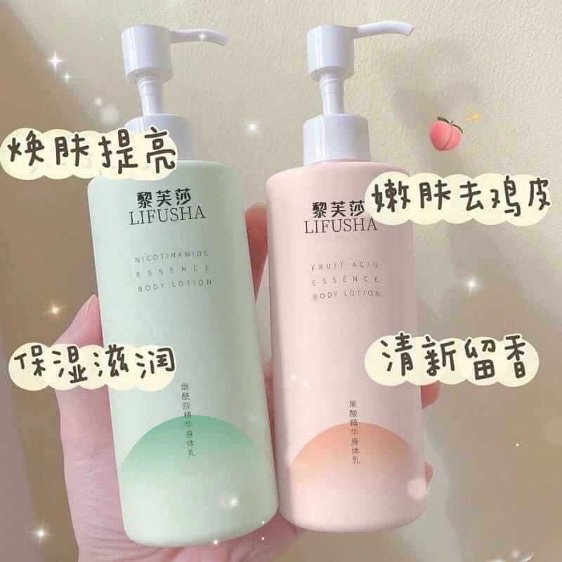 SỮA DƯỠNG THỂ LIFUSHA - Hồng