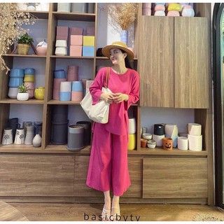 BỘ COTTON ÁO XẺ TÀ