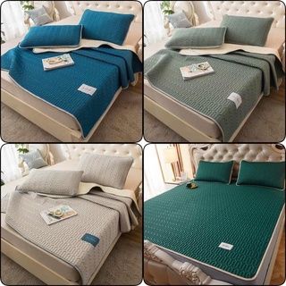 CHIẾU ĐIỀU HOÀ CAO SU NON - Xanh mint nhạt - 2mx2m2