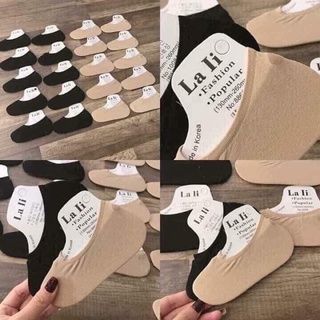 COMBO 10 ĐÔI TẤT VỚ HÀI LƯỜI NỮ - Nâu