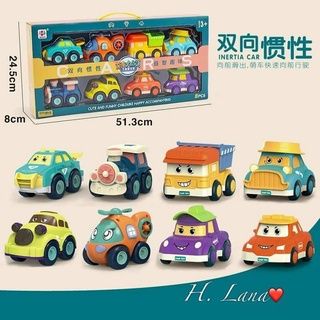 HỘP 8 CHIẾC Ô TÔ POLI CHO BÉ