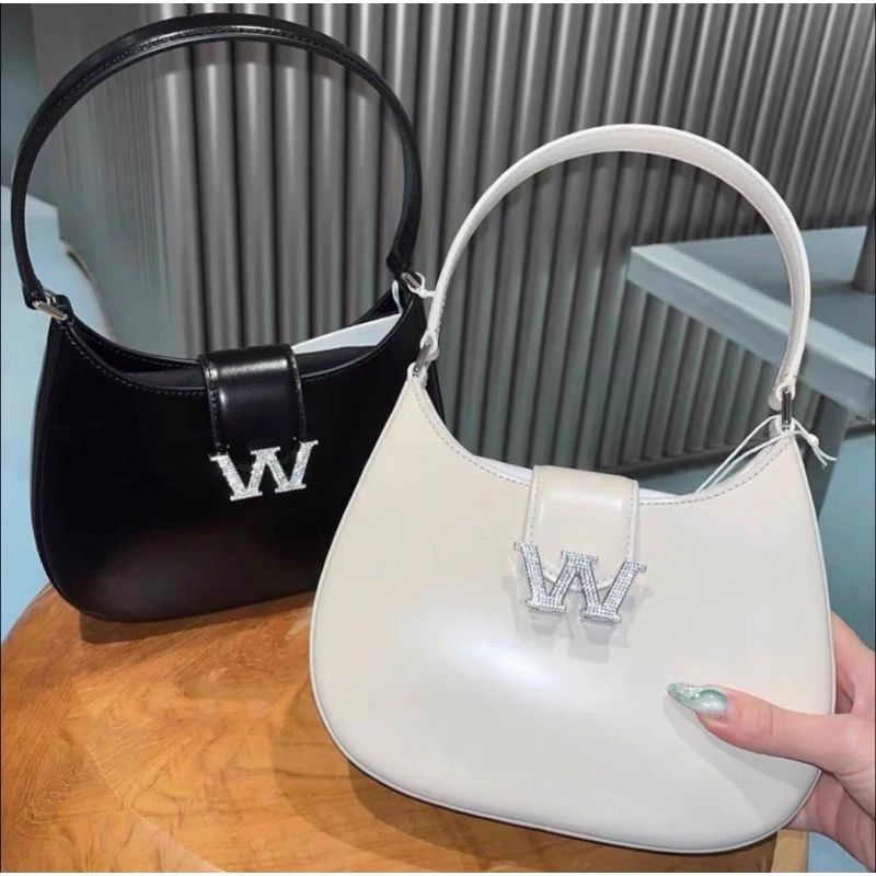 TÚI KẸP NÁCH W 2 MÀU - Đen