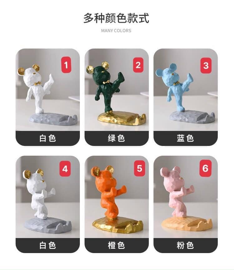 GIÁ ĐỠ ĐIỆN THOẠI HÌNH GẤU SIÊU CUTE - Số 4