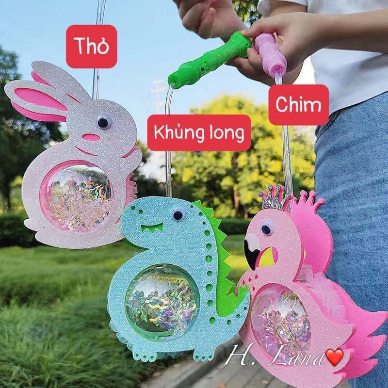 ĐÈN LỒNG HÌNH THÚ - Bé gái
