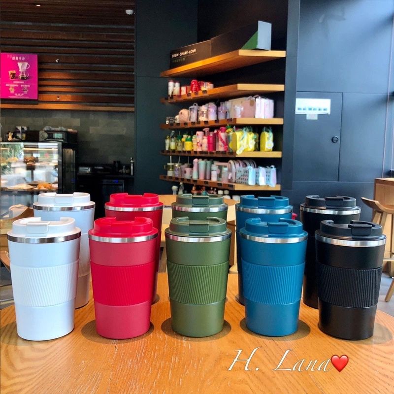 CỐC GIỮ NHIỆT COFEEE - Hồng