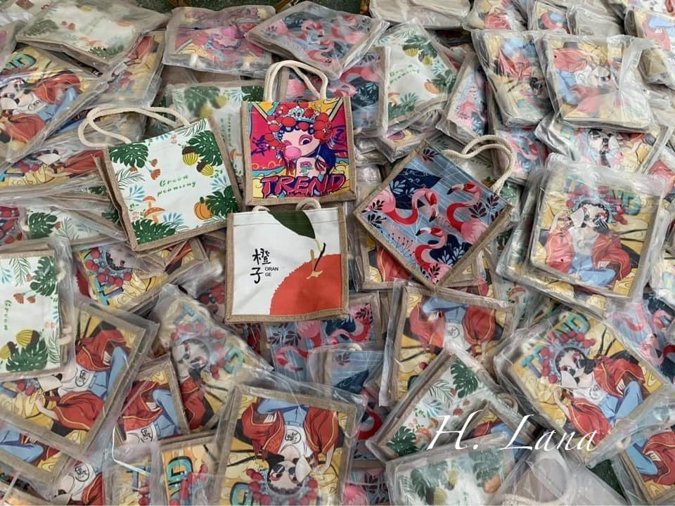TÚI CÓI VUÔNG NHIỀU HÌNH - NGẪU NHIÊN SALE