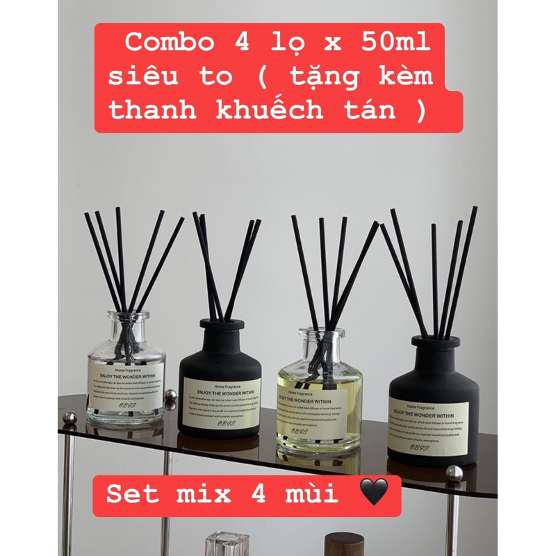 COMBO 4 LỌ TINH DẦU THƠM OBIS 50ml