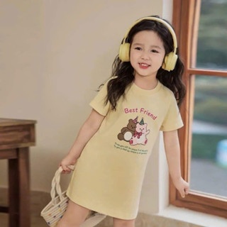 SET 3 VÁY XUÔNG IN GẤU THỎ CHO BÉ - SET 3 - 130
