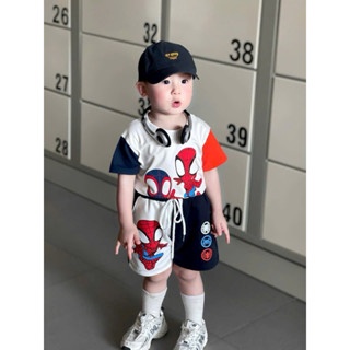 SET BỘ ĐÙI NGƯỜI NHỆN PHỐI MÀU BT - Trắng - 130