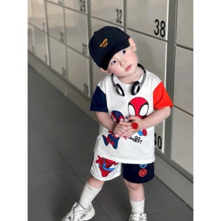 SET BỘ ĐÙI NGƯỜI NHỆN PHỐI MÀU BT - Trắng - 90