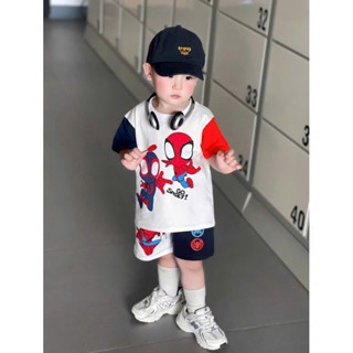 SET BỘ ĐÙI NGƯỜI NHỆN PHỐI MÀU BT - Trắng - 110