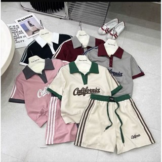 SET BỘ CALIFO CỔ POLO CÀI CÚC