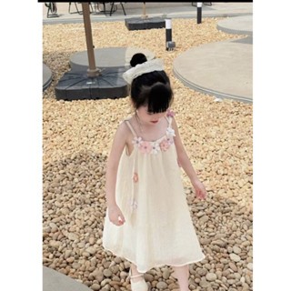 VÁY TƠ NHĂN 2 LỚP ĐÍNH HOA CHO BÉ - Be - 150