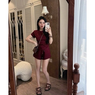 SET BỘ BAD ĐỎ MẬN DÁNG CỘC - ĐỎ MẬN - M