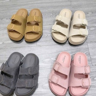 DÉP 2 QUAI KHOÁ VUÔNG ĐẾ CAO (hàng ko hộp) - Hồng - 39