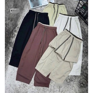 MÃ 6355 QUẦN BAGGY DÁNG THỤNG CẠP CHUN - Tím - XL