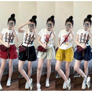 MÃ 0044 QUẦN ĐÙI CẠP CHUN CHỮ ALO - Vàng - L