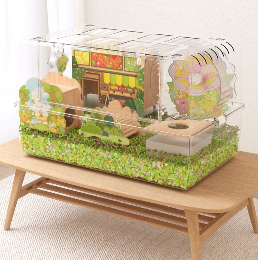 Chuồng Hamster Full Mica NRQ 68cm