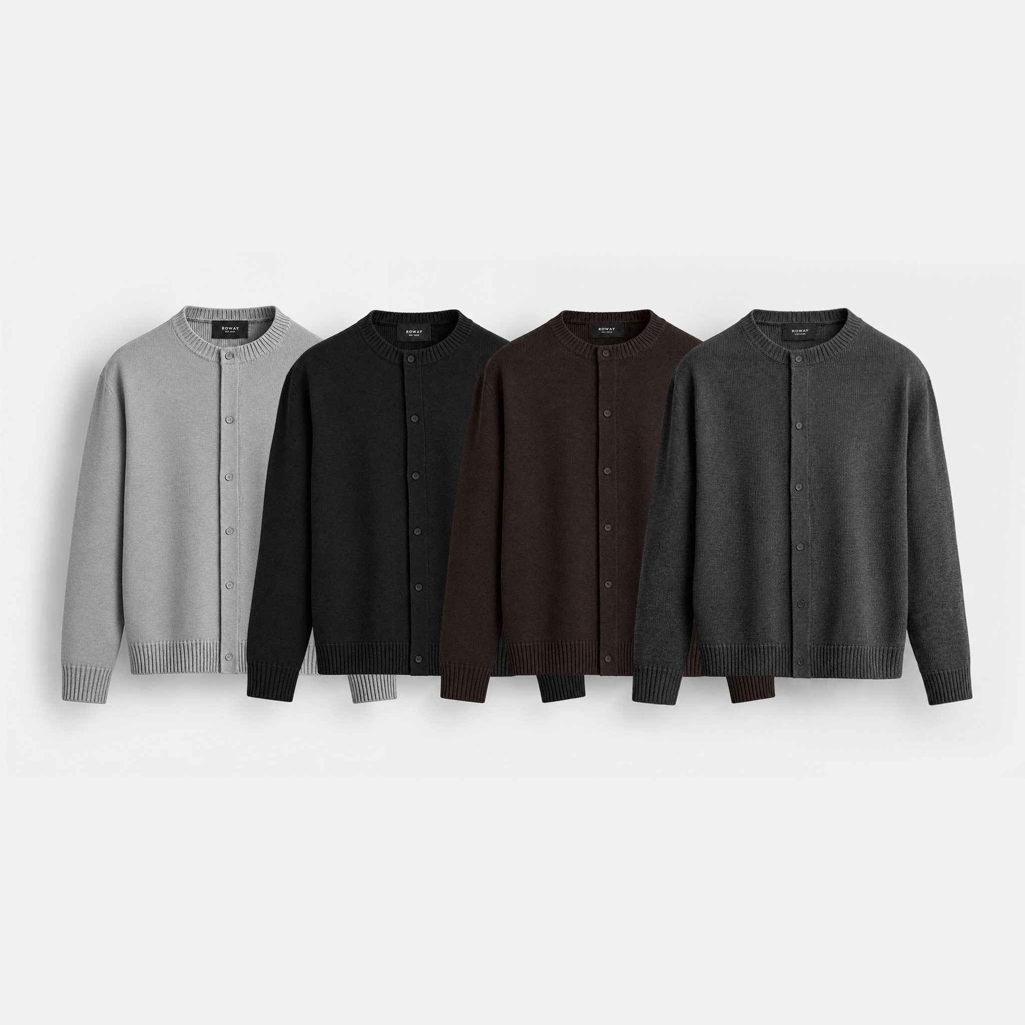 Áo len dài tay cardigan