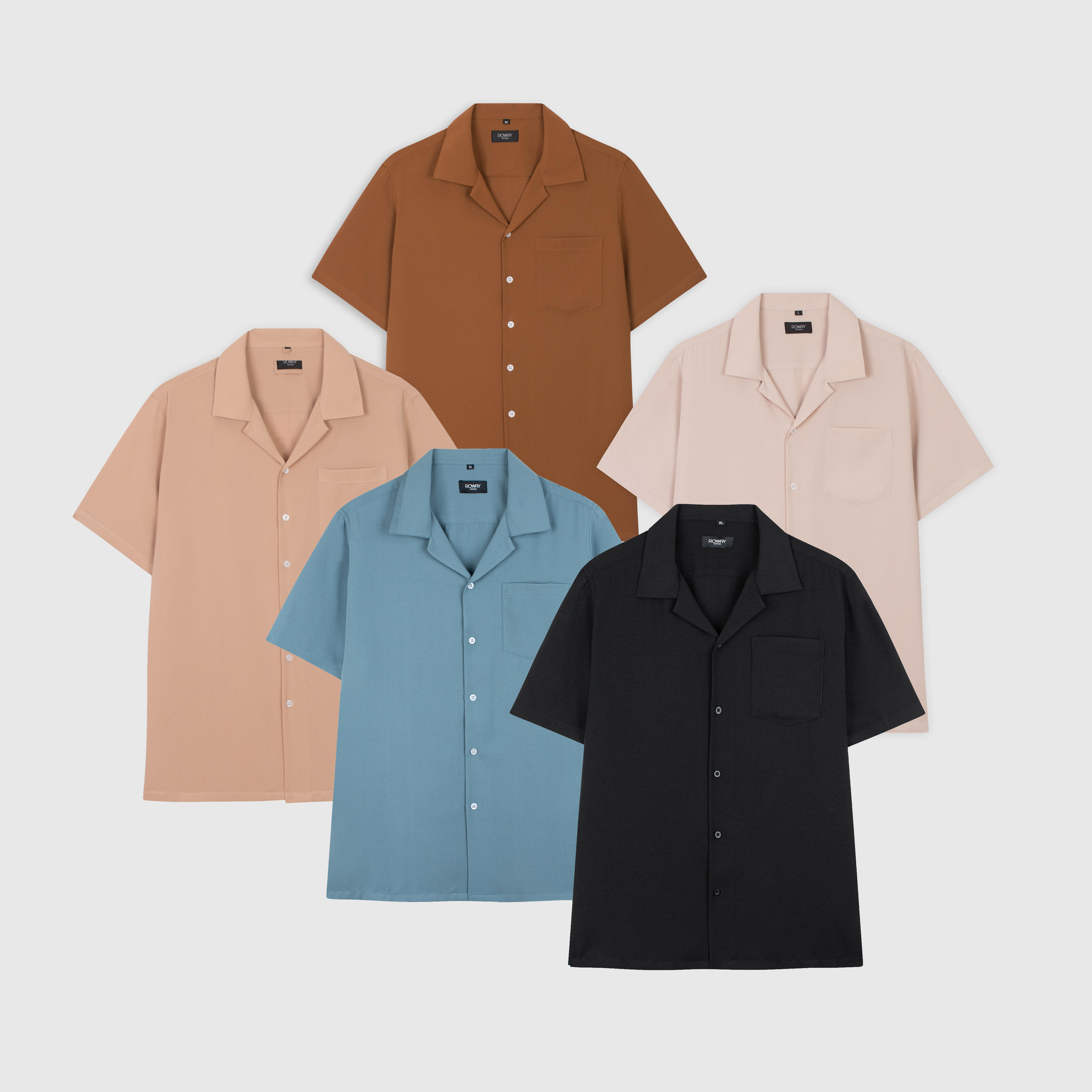 Sơ mi vest cộc tay túi